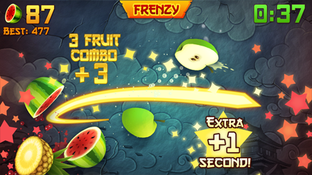 screenshot game Fruit Ninja Free