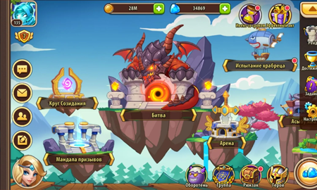 Idle Heroes скриншот игры
