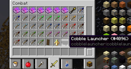 Модификация Cobble Launcher