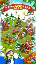 Новогодняя ферма Деда Мороза скриншот игры