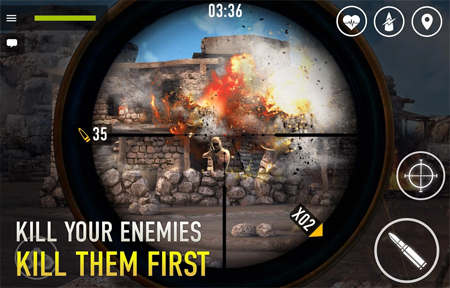 Скриншот игры Снайпер Арена