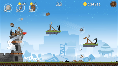 Скриншот игры The Catapult